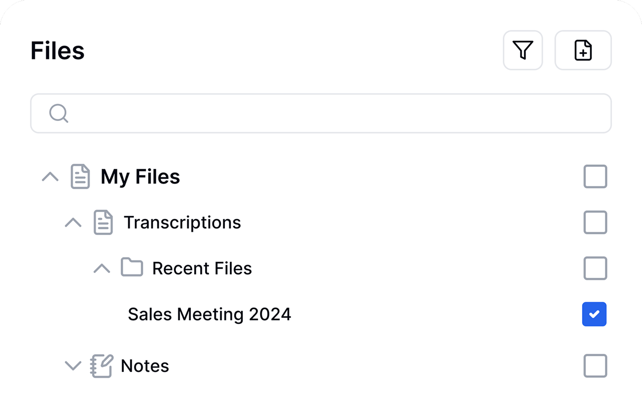 بريد إلكتروني لملخص الاجتماع من Transkriptor يحتوي على ملخصات آلية ورؤى رئيسية تصل مباشرة إلى صندوق الوارد.