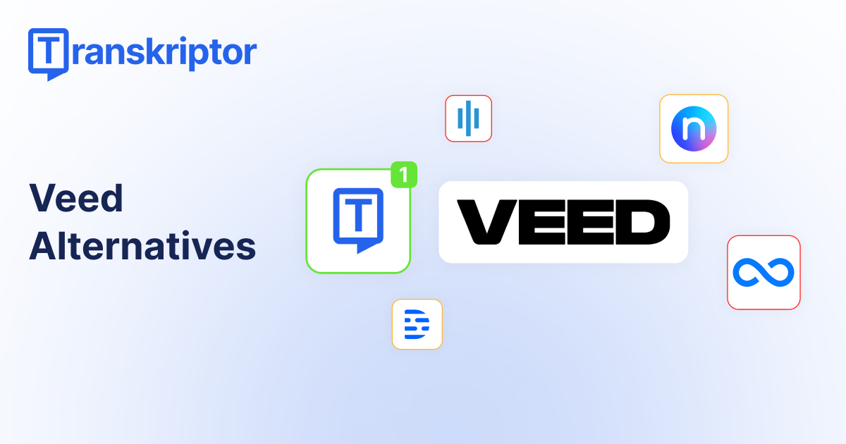 6 Best Veed Alternatives For Video Transcription [2026]