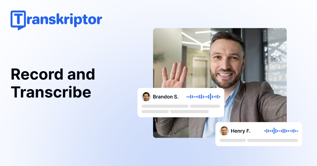 Record and Transcribe Audio to Text | Transkriptor